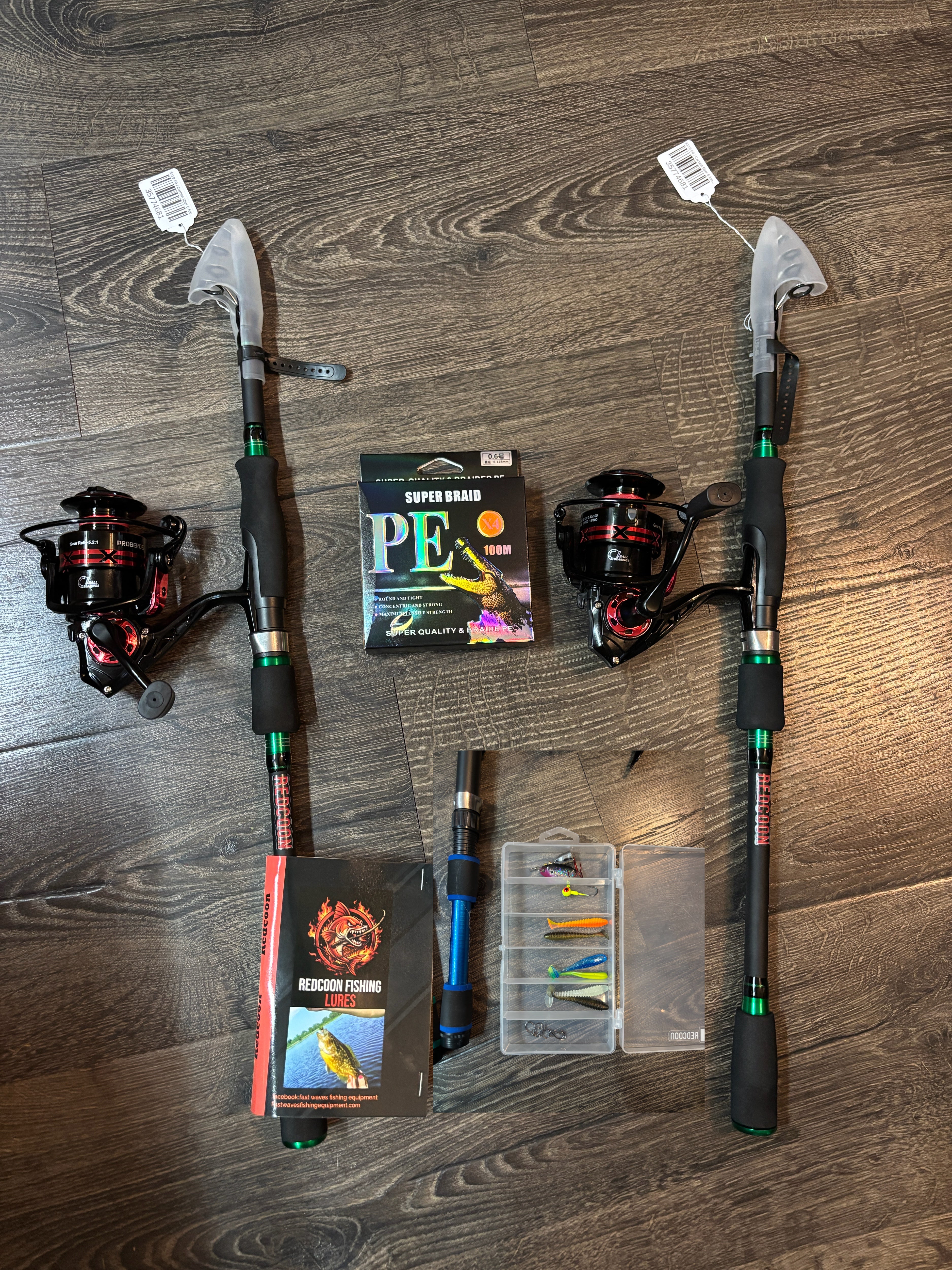 Redcoon 6’5” pole combo telescopic with reel