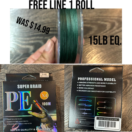 6 foot Sougayilang pole combo with line