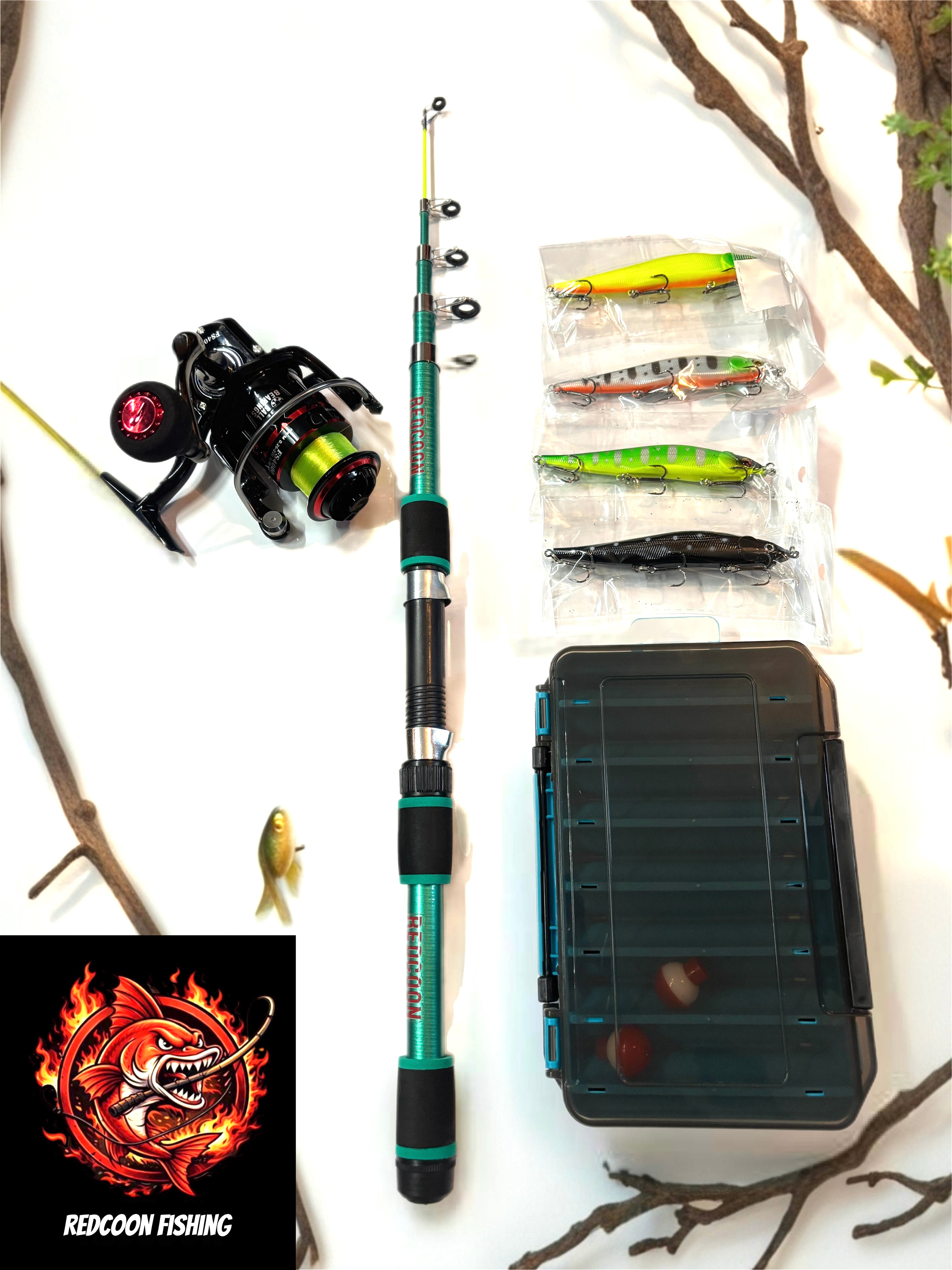 RedCoon fishing pole kit telescopic