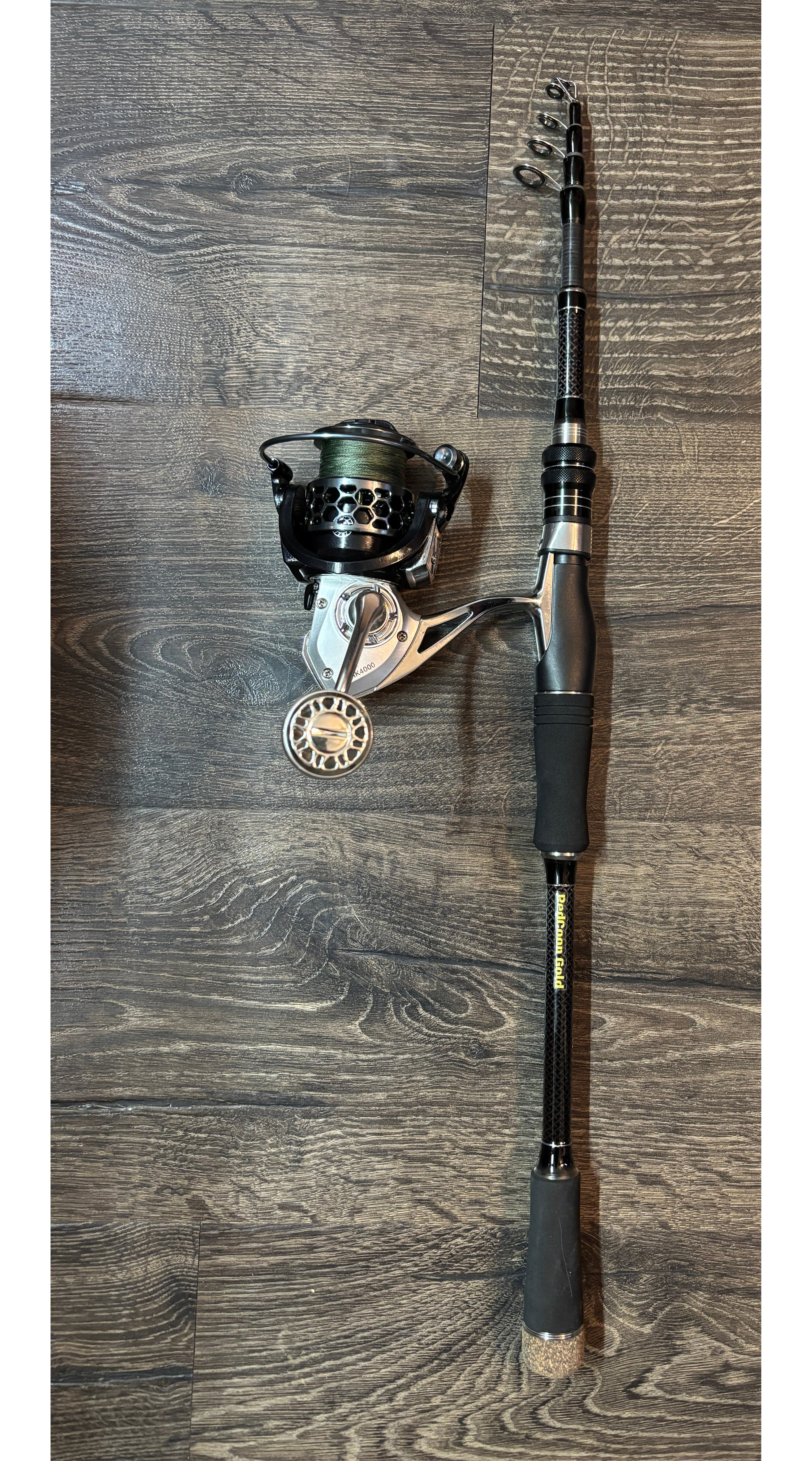 RedCoon gold series carbon fiber pole 14bb reel