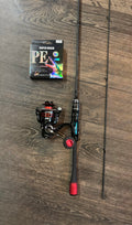 Fishing pole combo 2 piece 6’4” pole light action