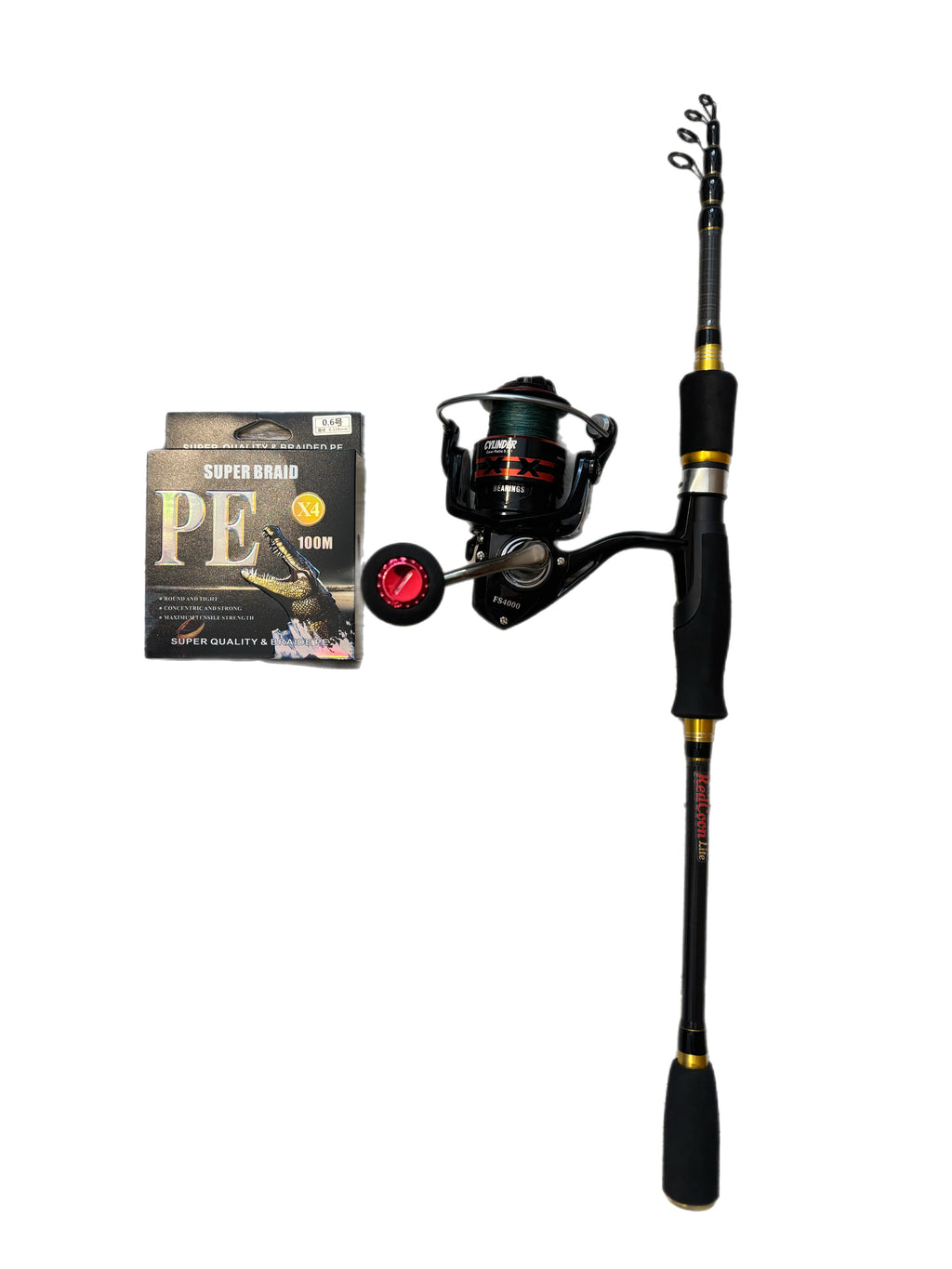 RedCoon Lite Carbon fiber 6 foot combo
