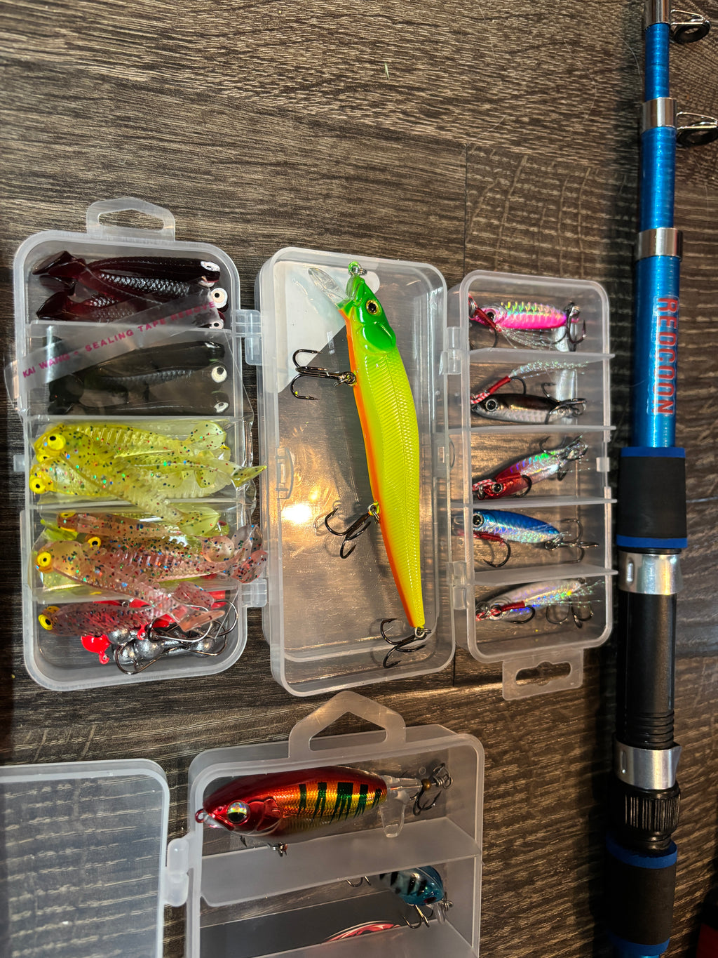 Ultimate kit 2 pole set with 3 lures sets