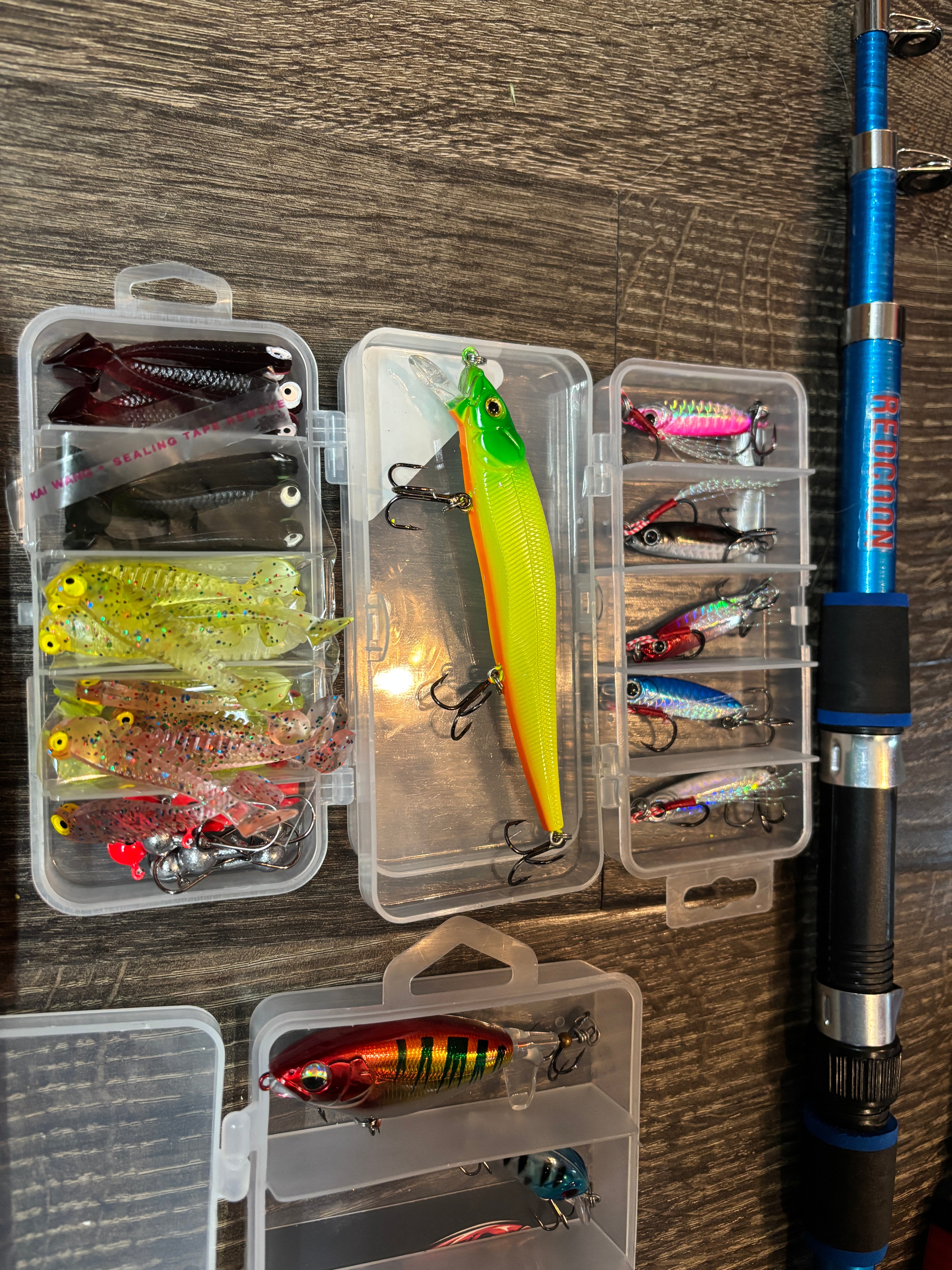 Ultimate kit 2 pole set with 3 lures sets