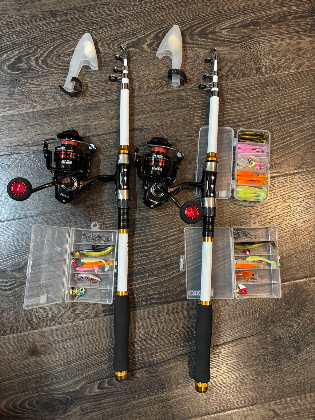 2 pack ultimate 6 foot kit with 3 lure sets