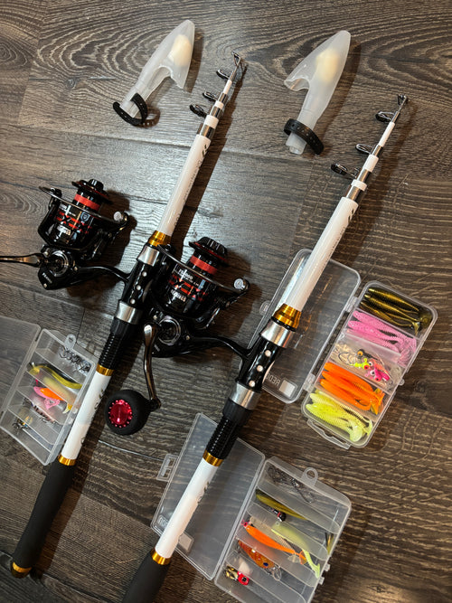 2 pack ultimate 6 foot kit with 3 lure sets
