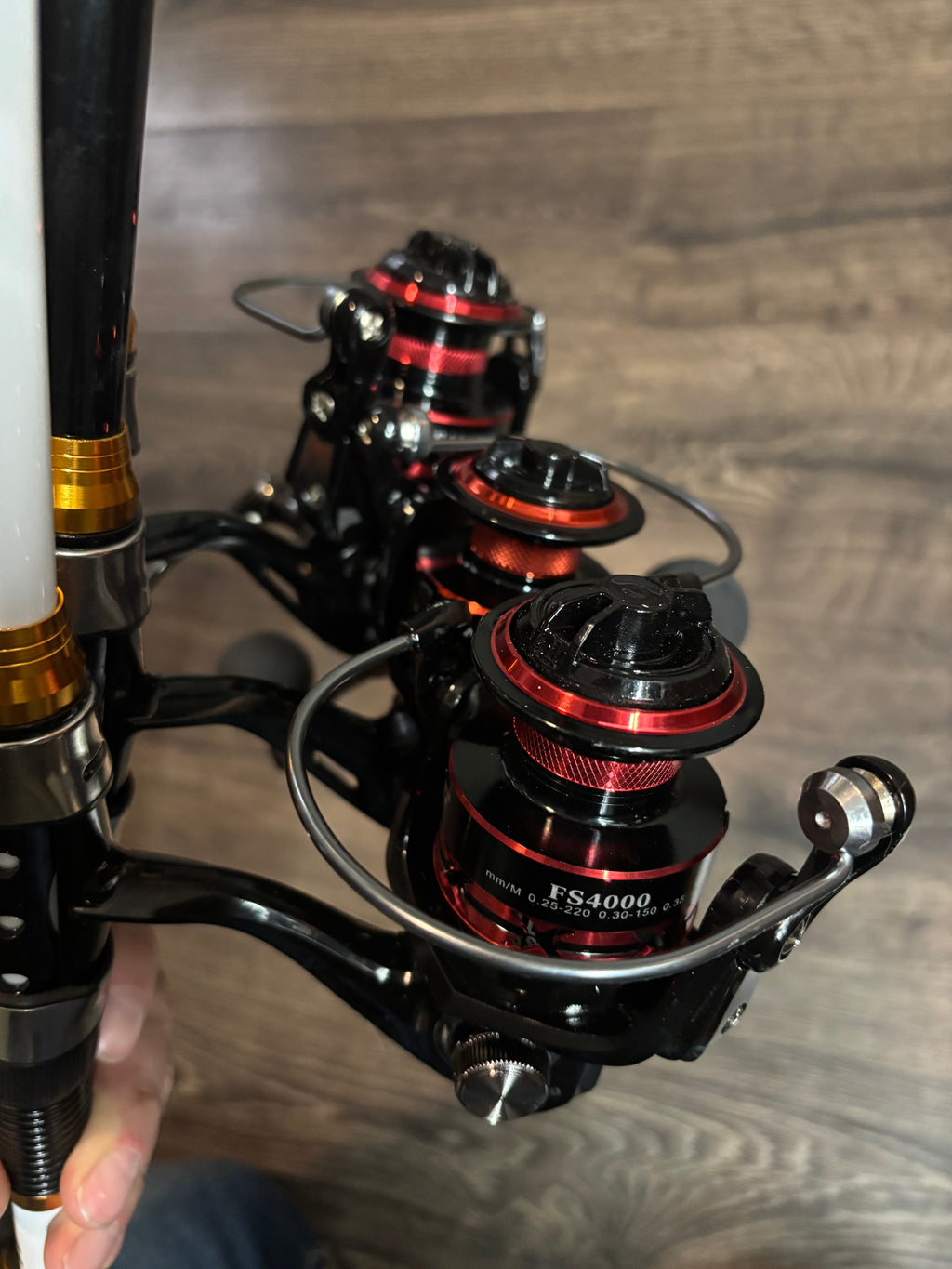 Fishing Pole Telescopic Rod and reel Green