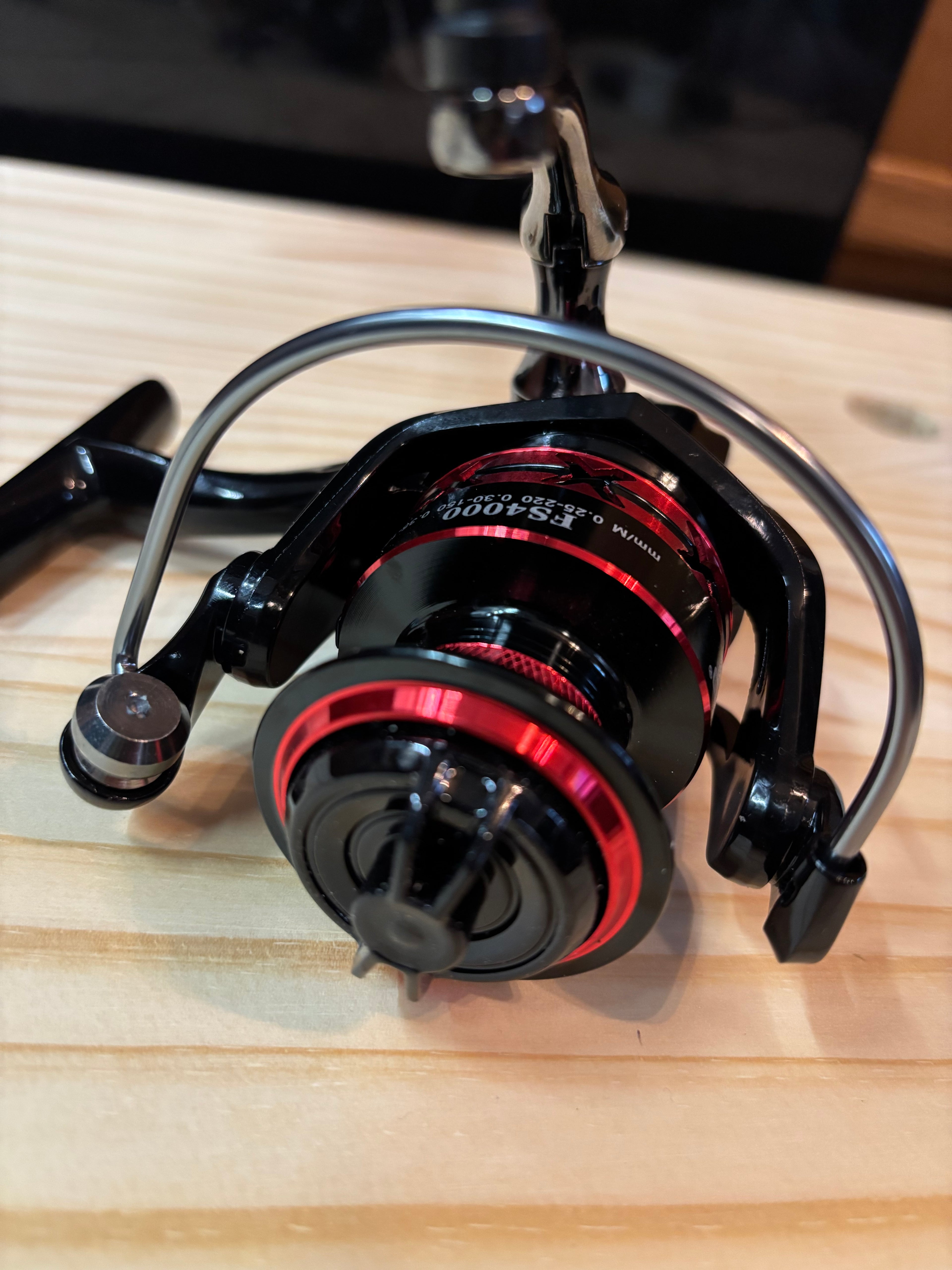 Fishing pole telescoping set 6 foot black