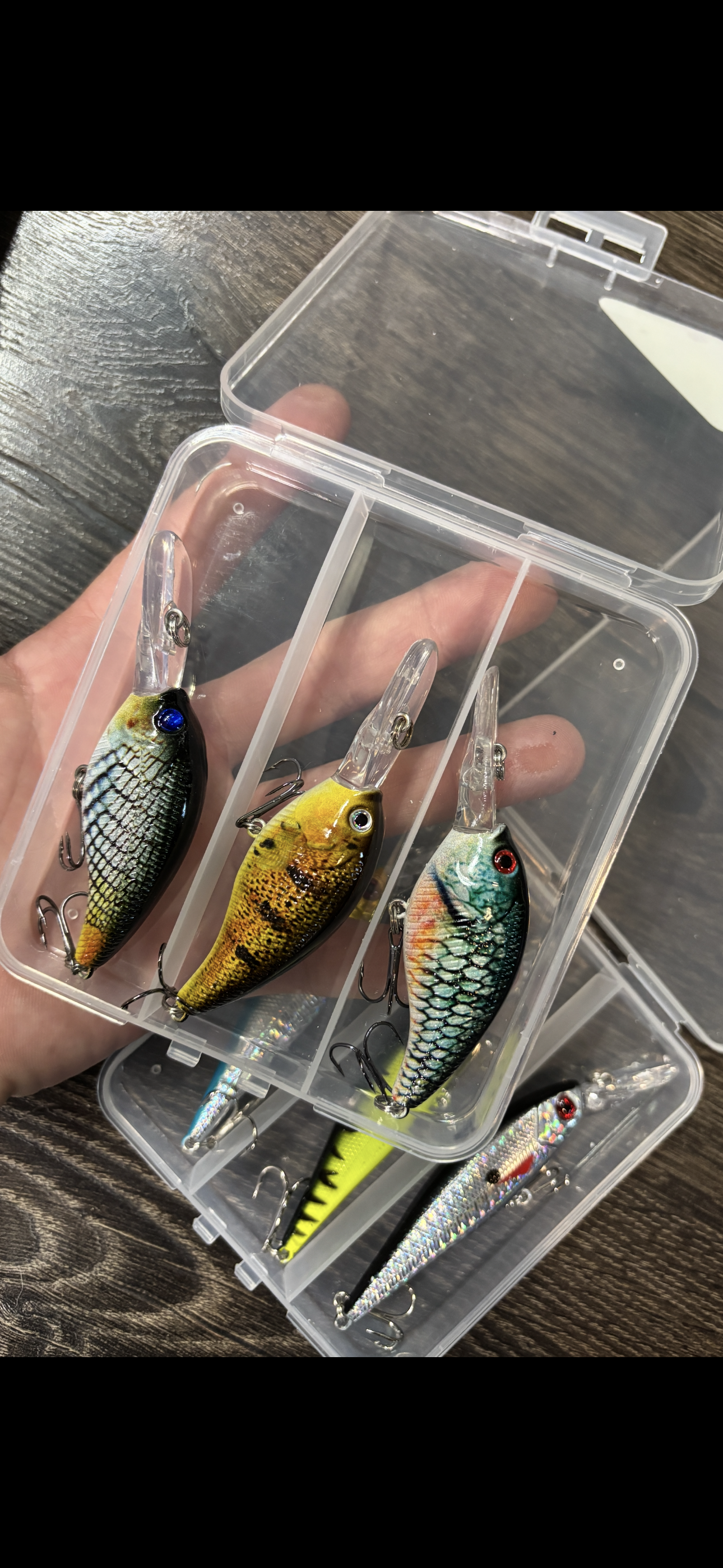 Fishing lure set hard baits