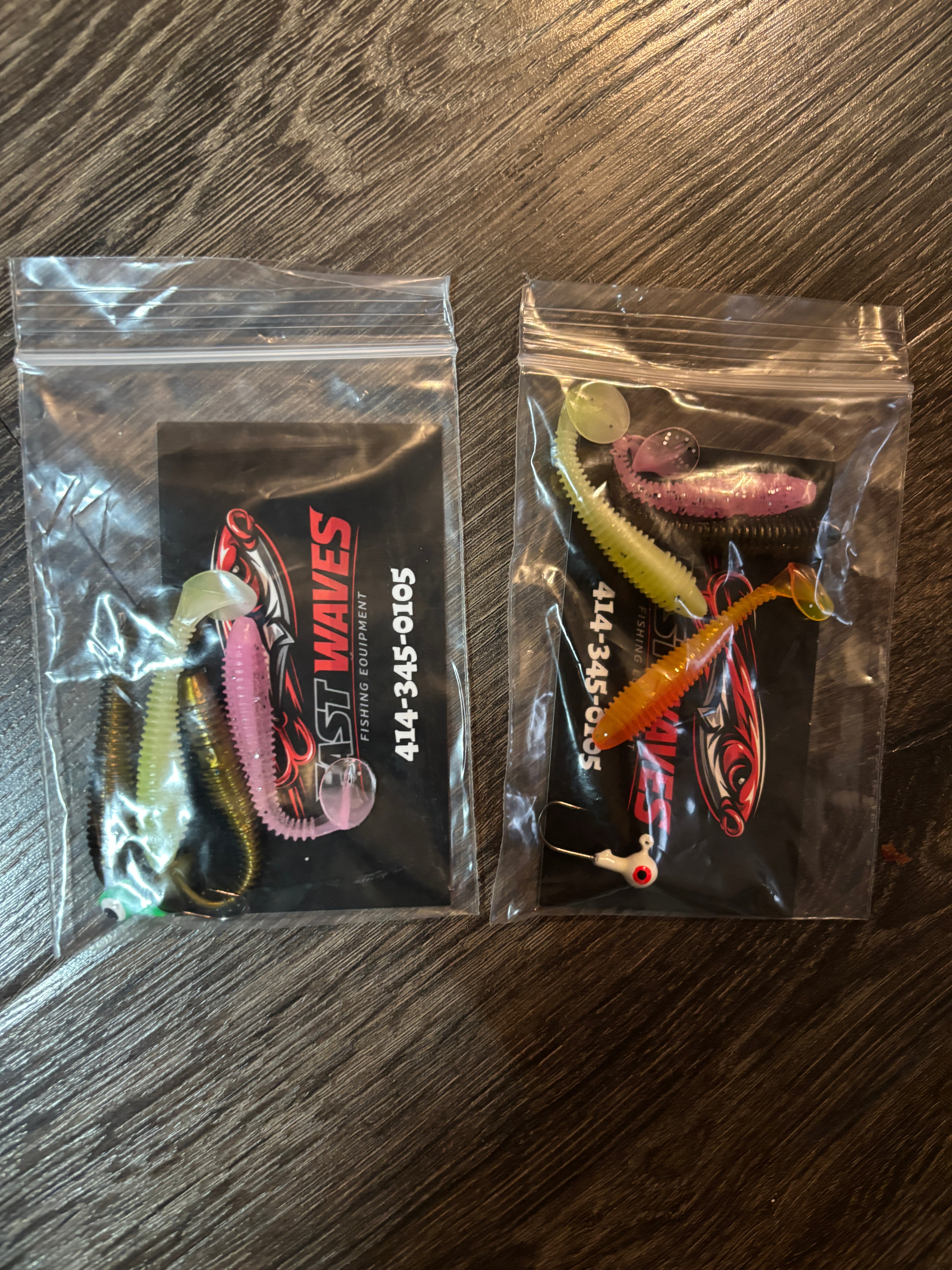Fishing soft baits random colors