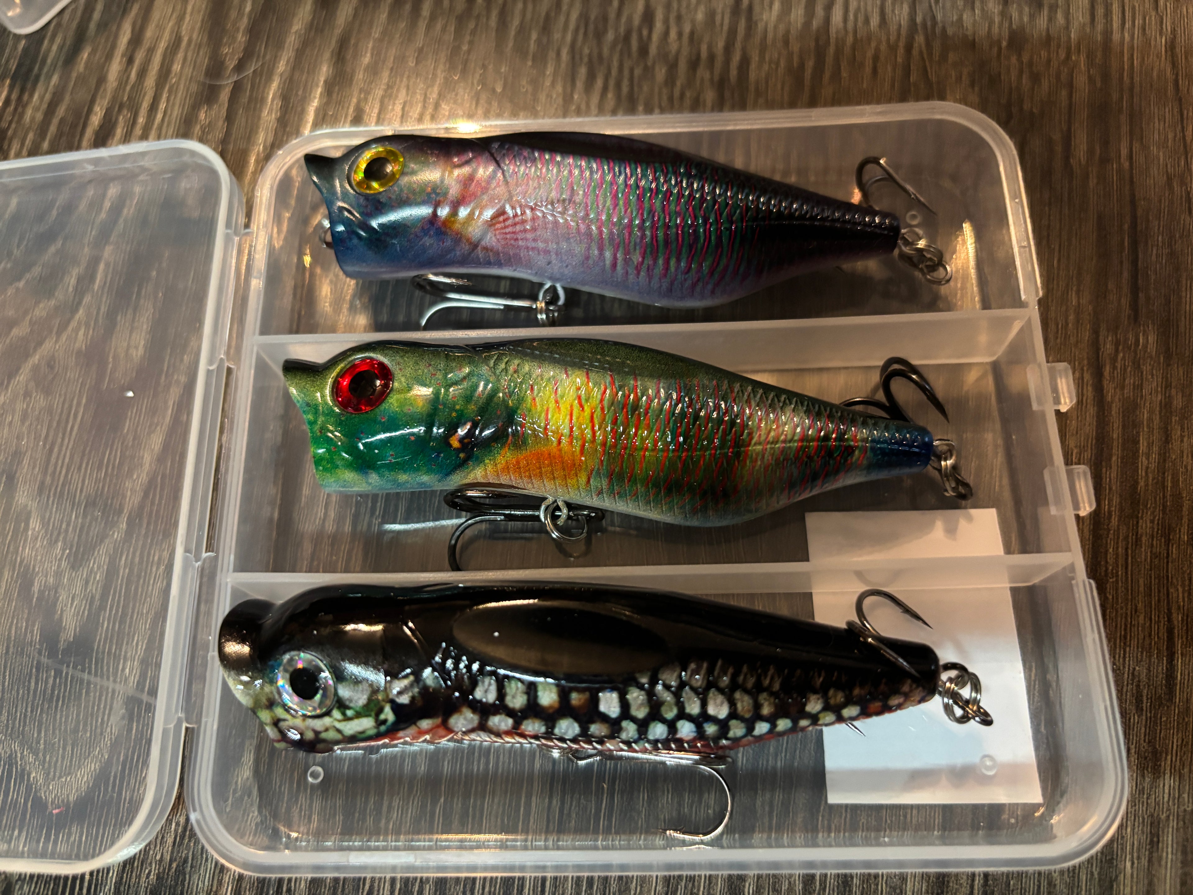 Lure 3 piece popper top water