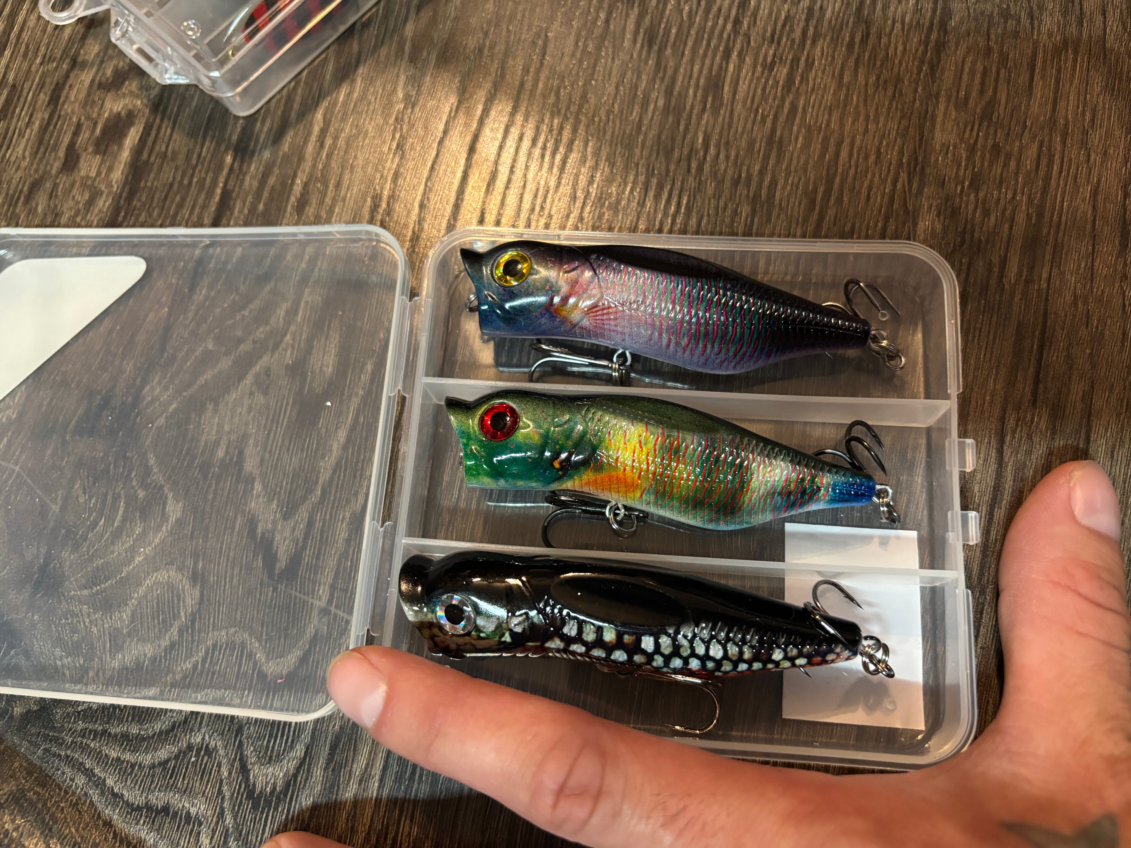 Lure 3 piece popper top water