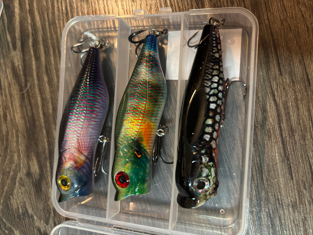 Lure 3 piece popper top water