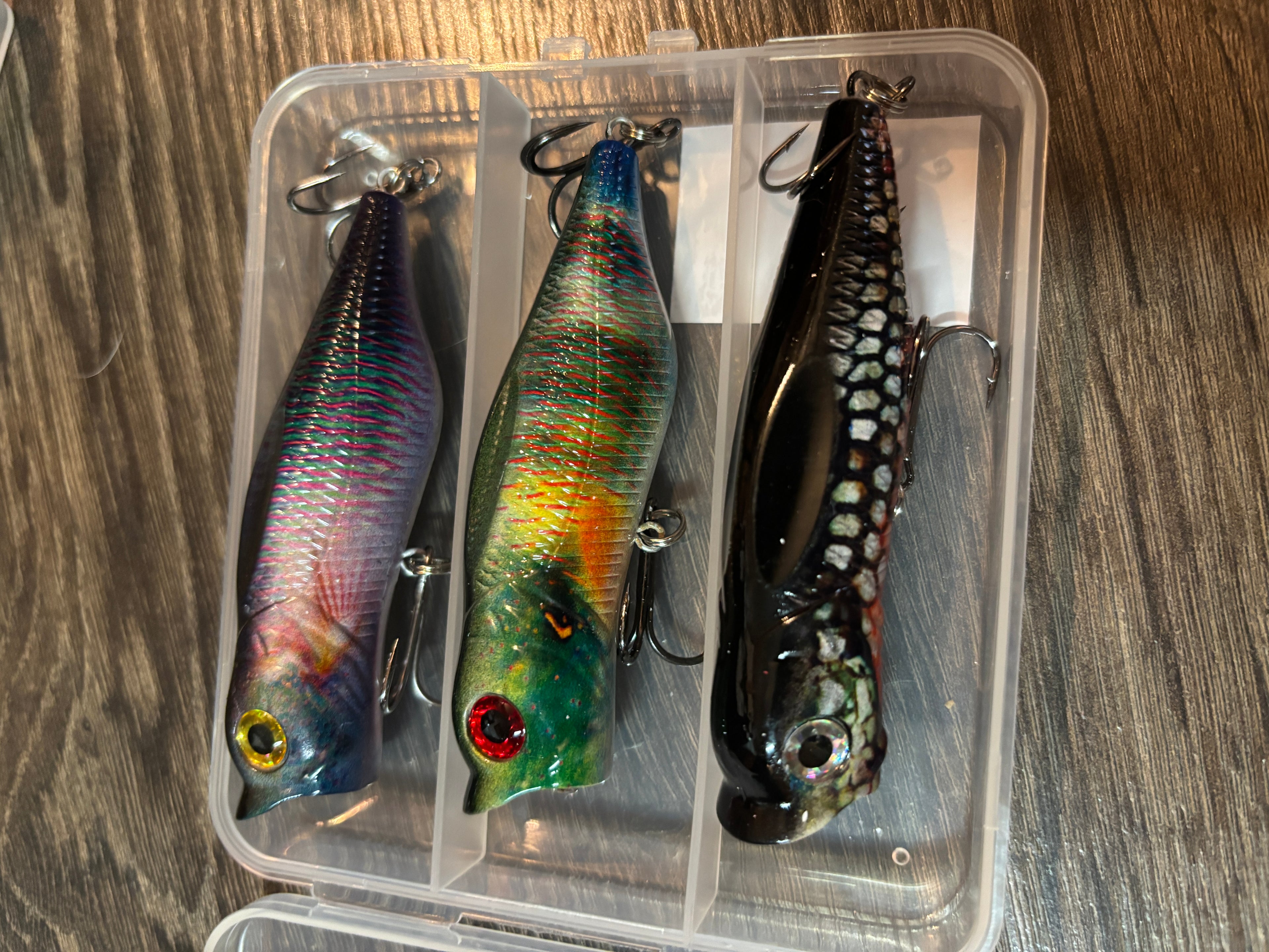 Lure 3 piece popper top water