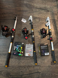 3 pack fishing pole set