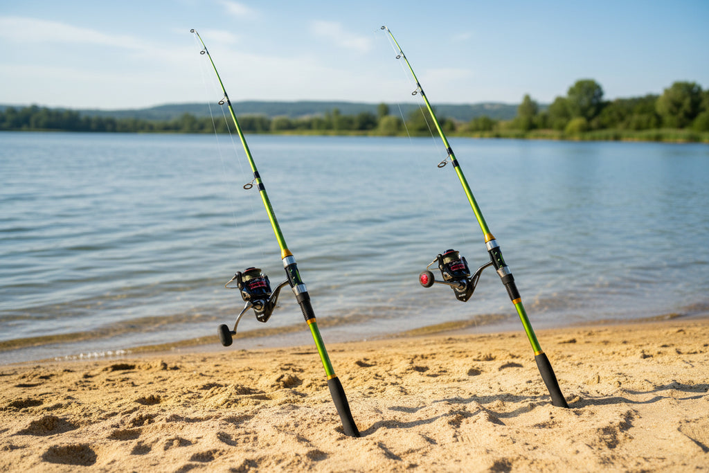 Fishing pole Telescoping set of 2