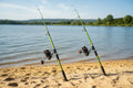 Fishing pole Telescoping set of 2