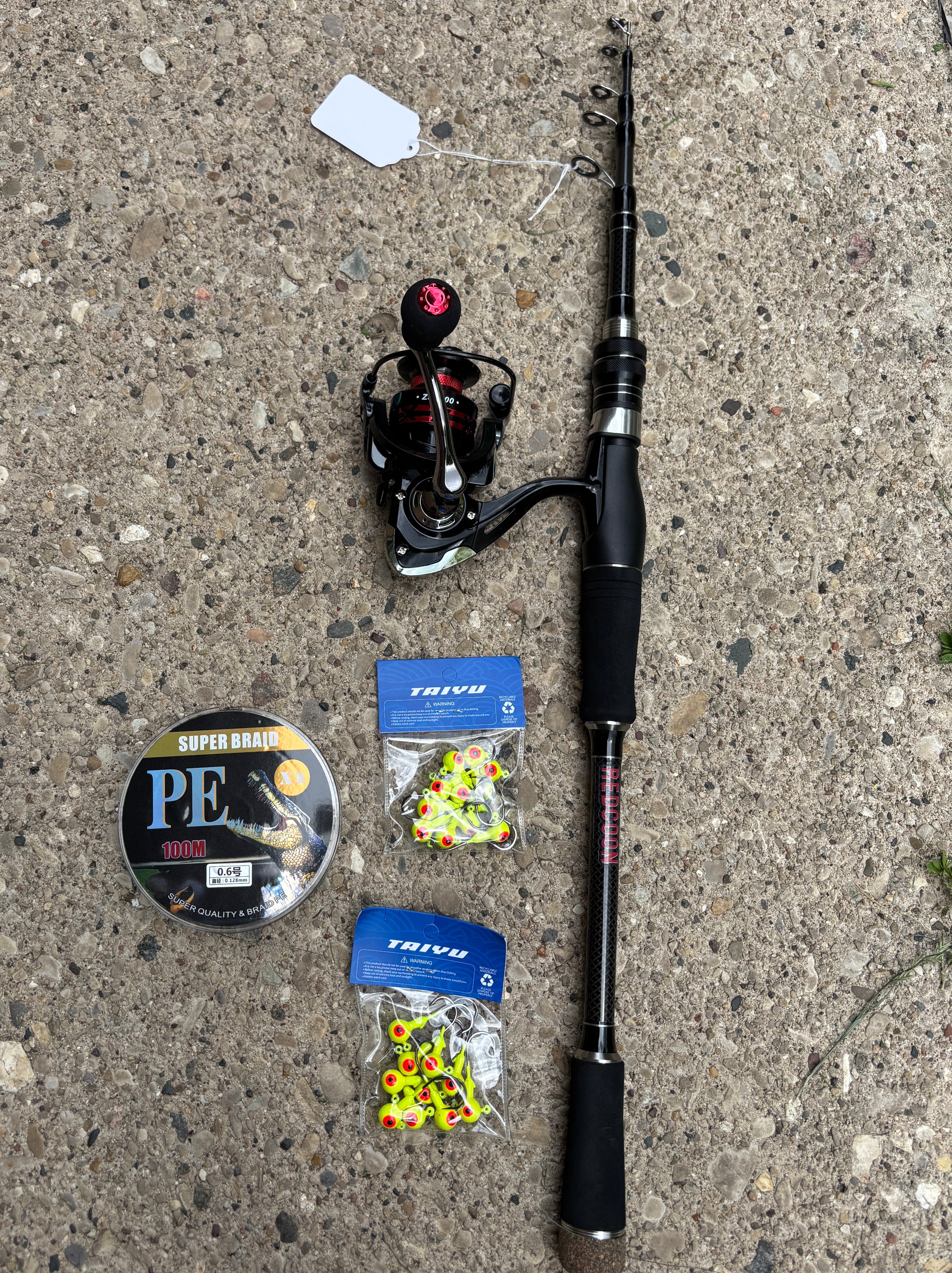 RedCoon GOLD series 6’5” carbon fiber pole set