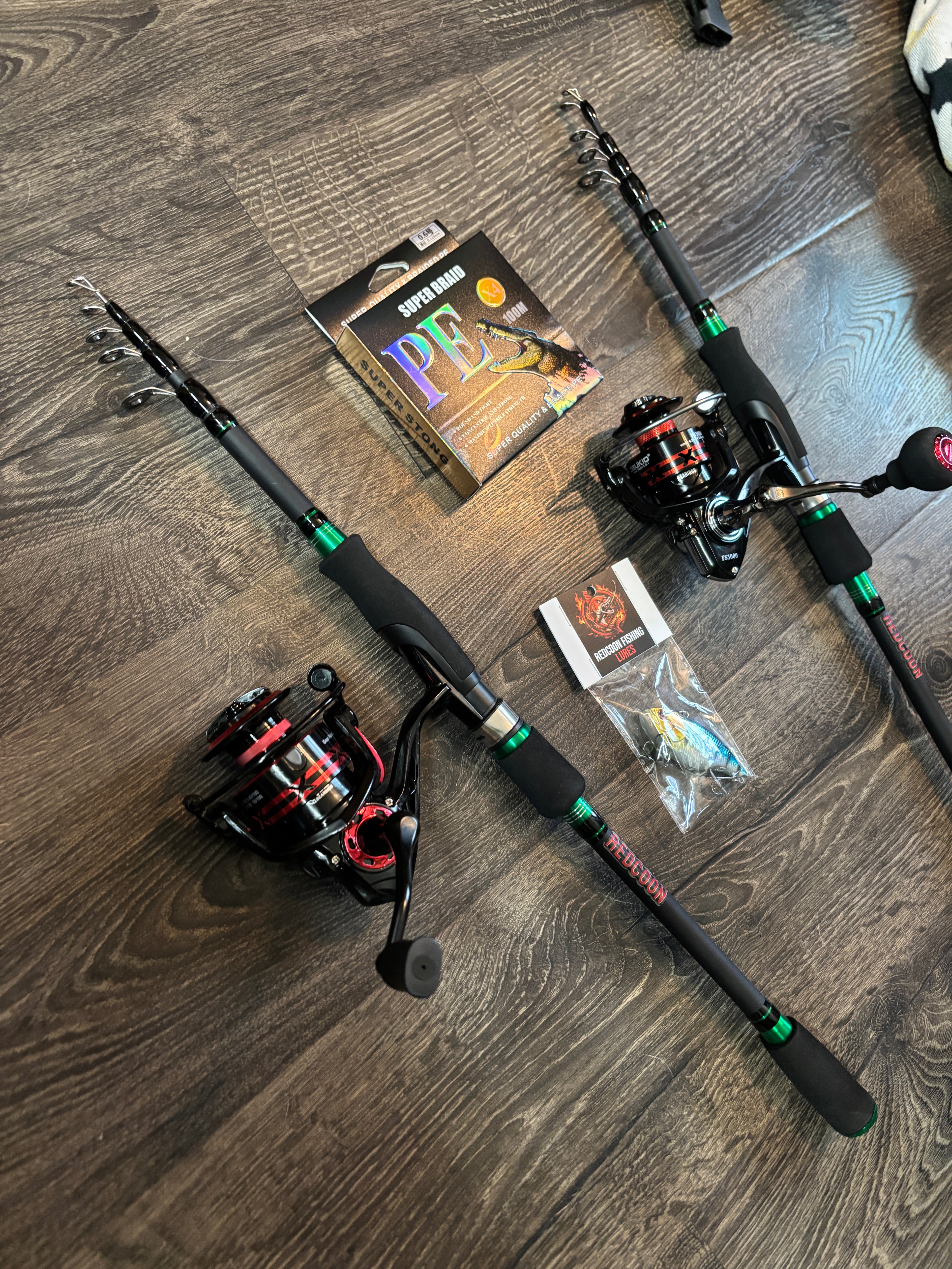 Redcoon 6’5” pole combo telescopic with reel