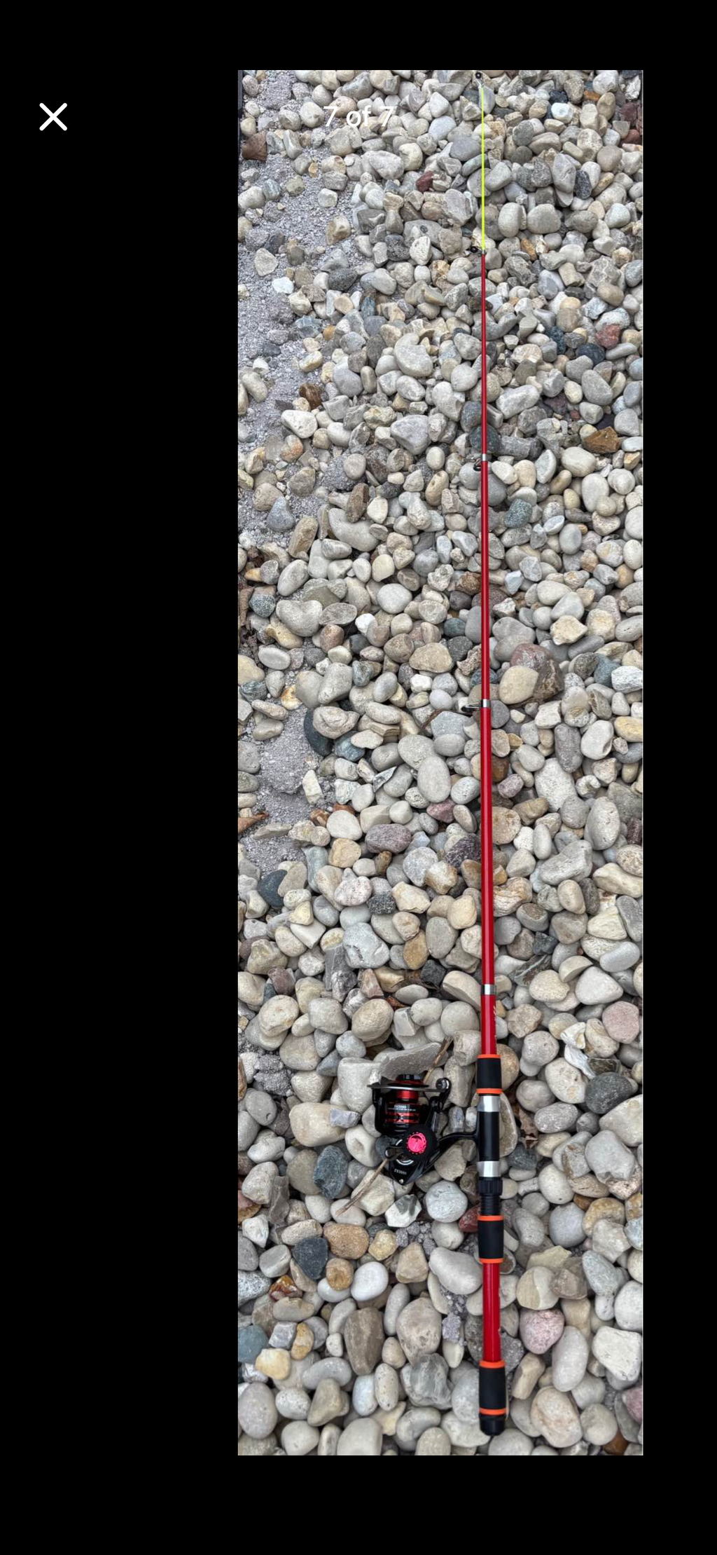 Fishing pole new blue easy storage 2 pack set
