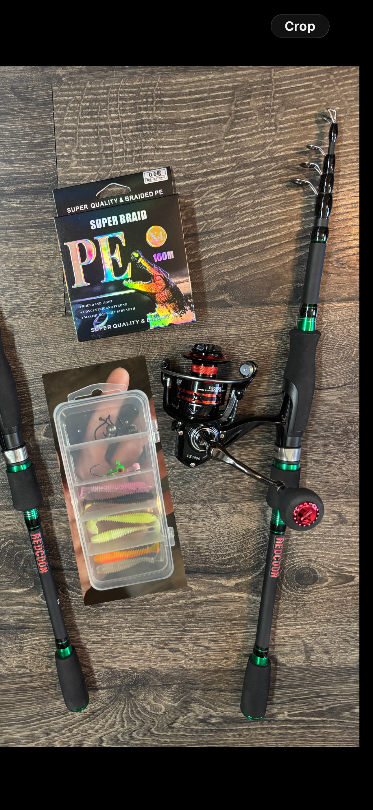 Redcoon 6’5” pole combo telescopic with reel