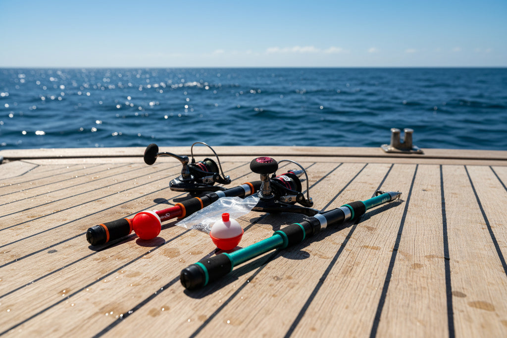 RedCoon Fishing pole Red telescopic easy storage