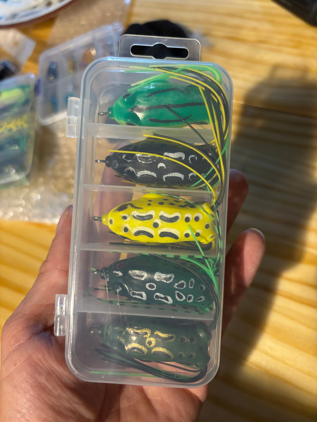 Frog top water lure set