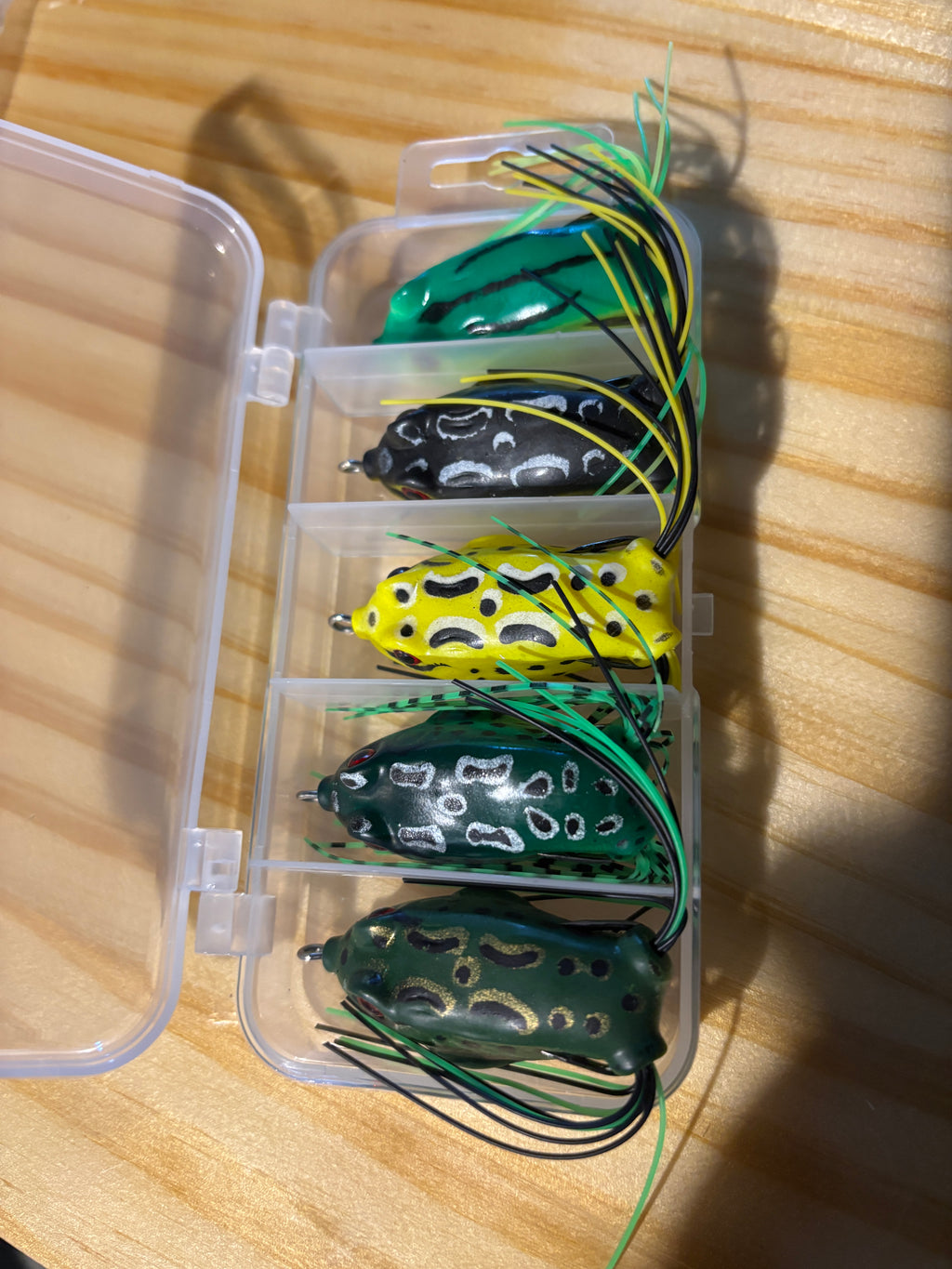 Frog top water lure set