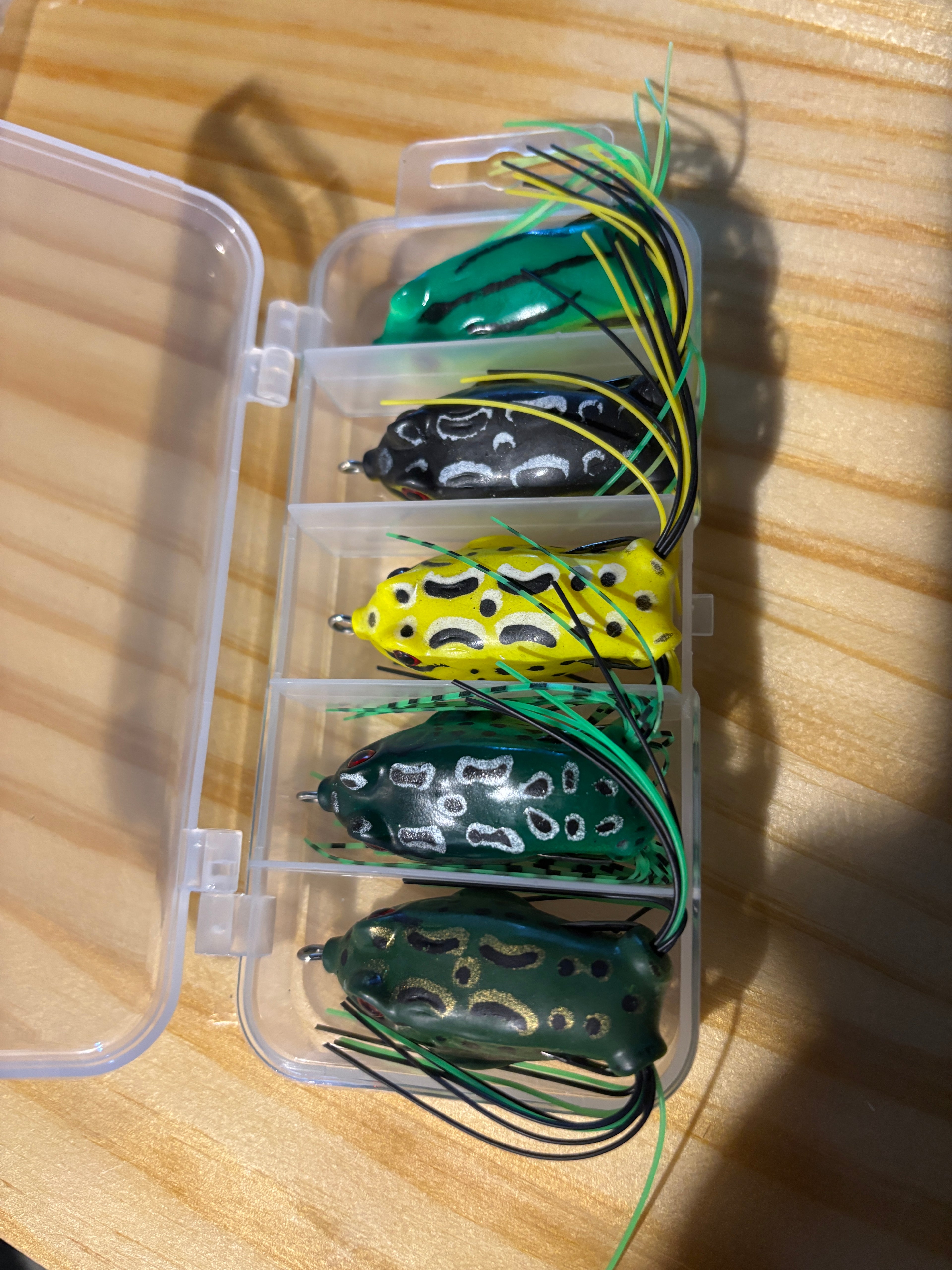 Frog top water lure set