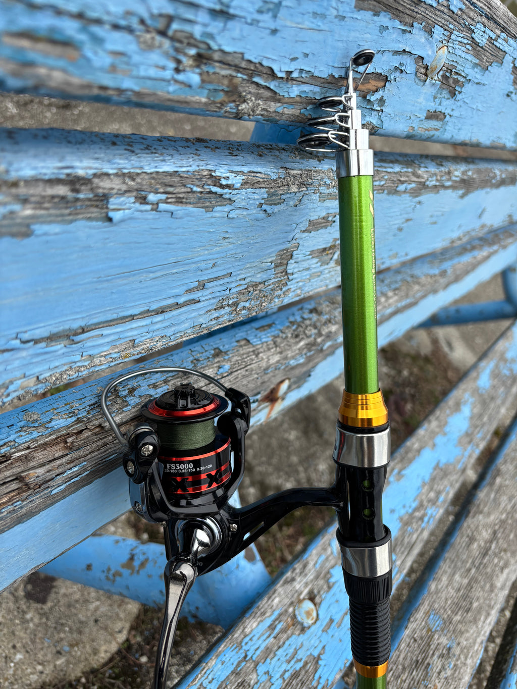 Fishing pole Telescoping set of 2