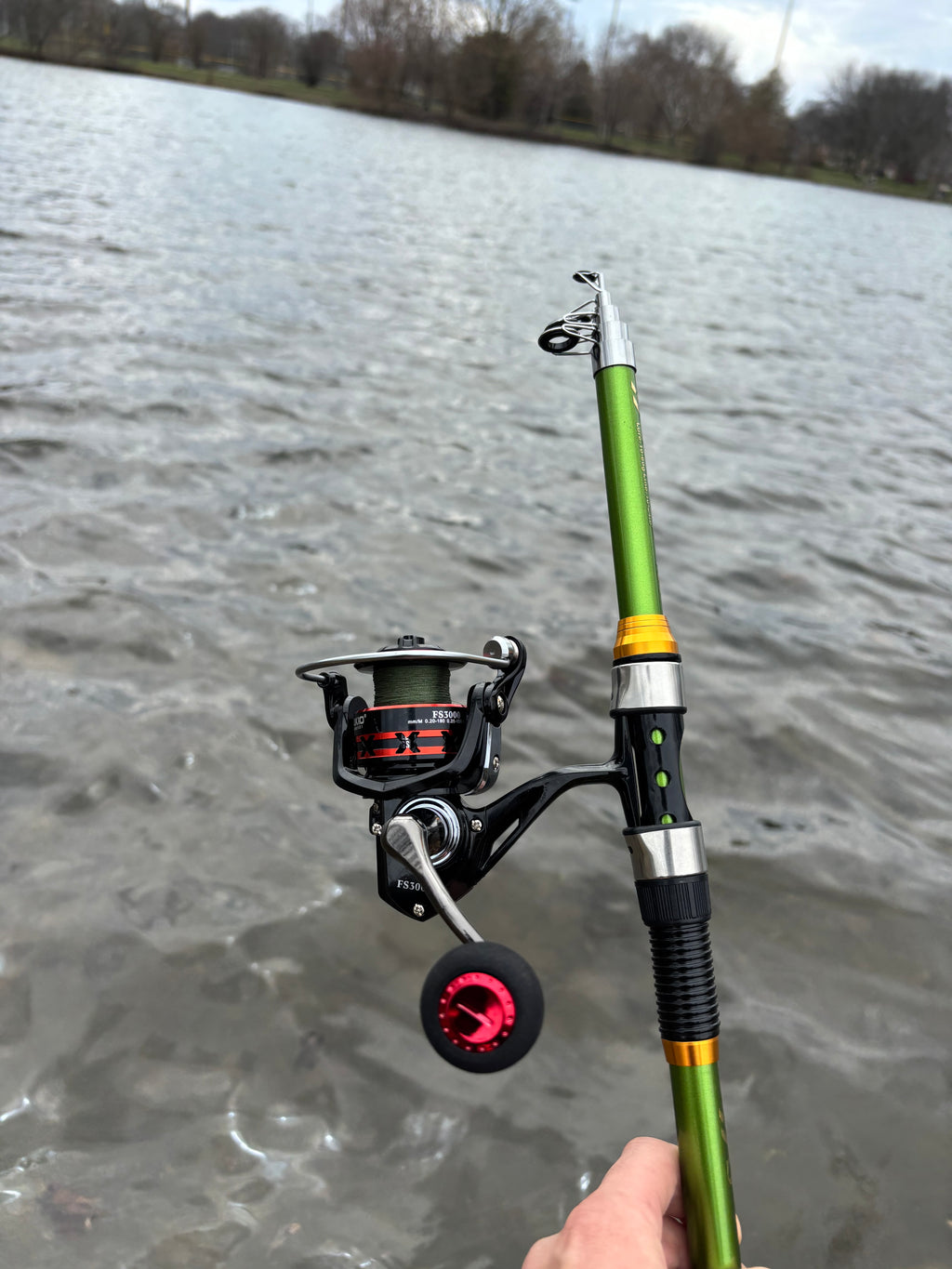 Fishing pole Telescoping set of 2