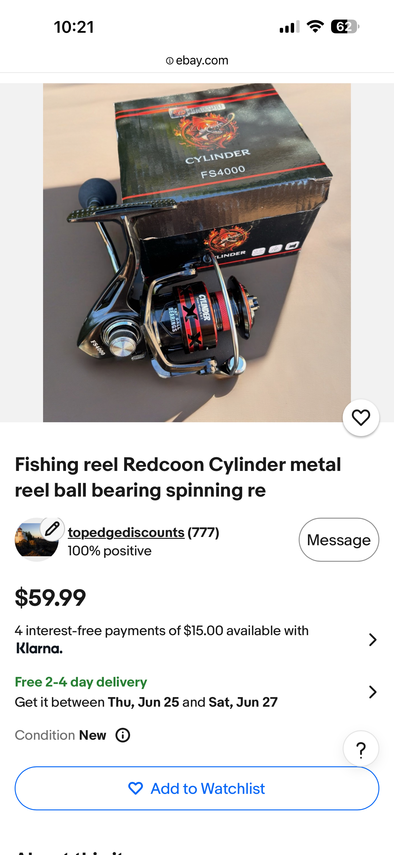 White 6 foot telescoping rod and reel with line