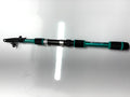 Green fishing pole telescoping easy storage