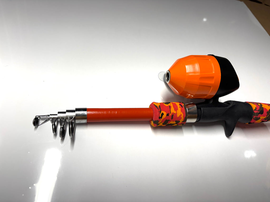 Kids Fishing pole telescoping easy storage