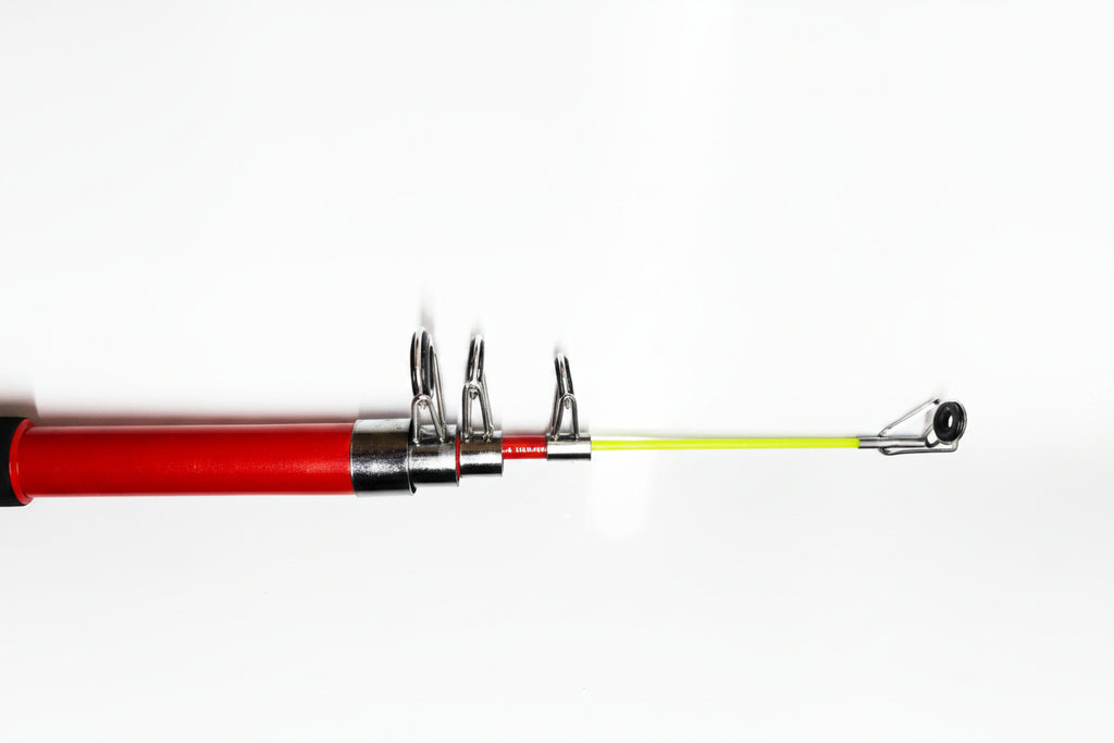 RedCoon Fishing pole Red telescopic easy storage