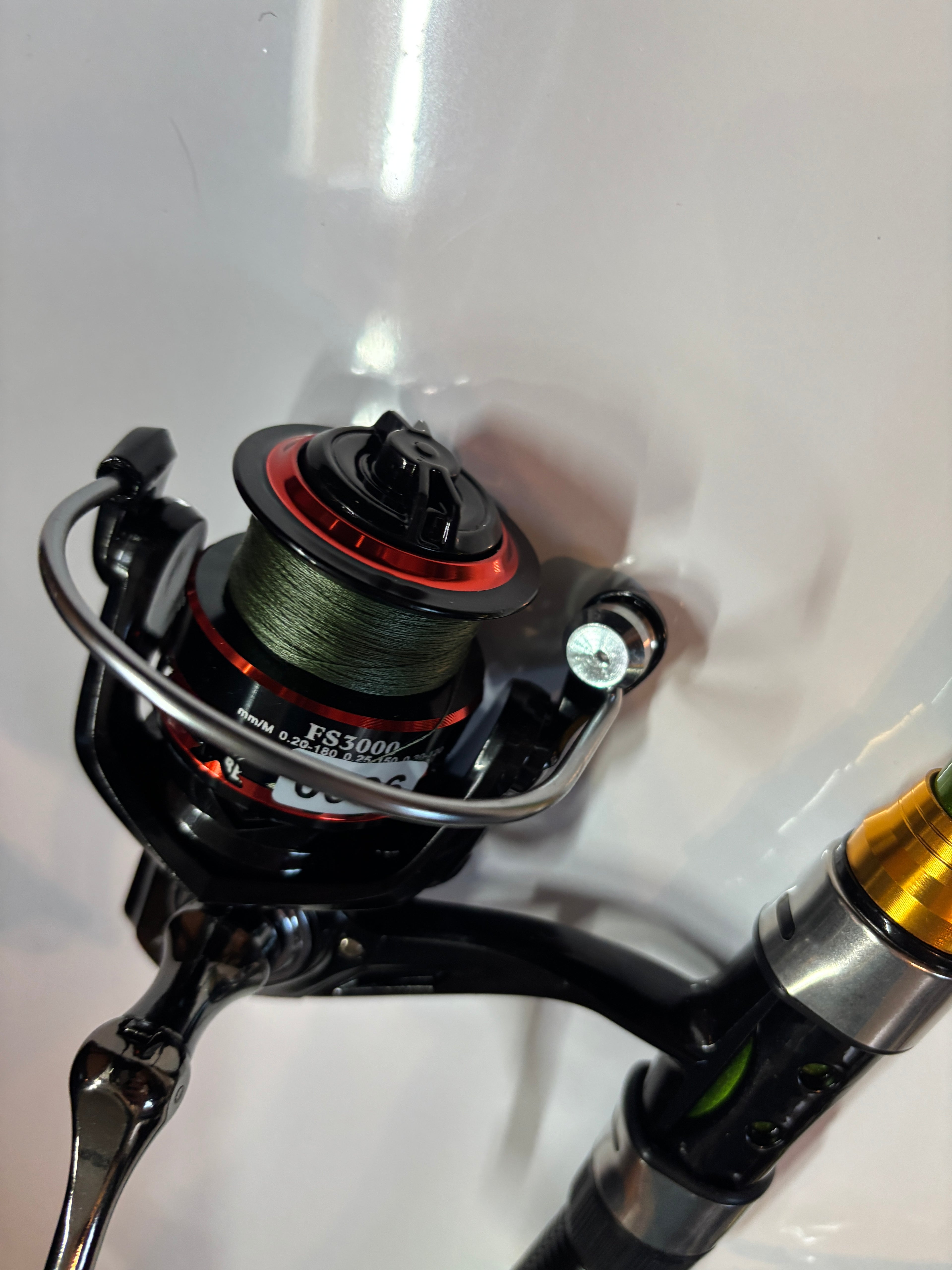 Fishing pole kit 2 pack set with lures
