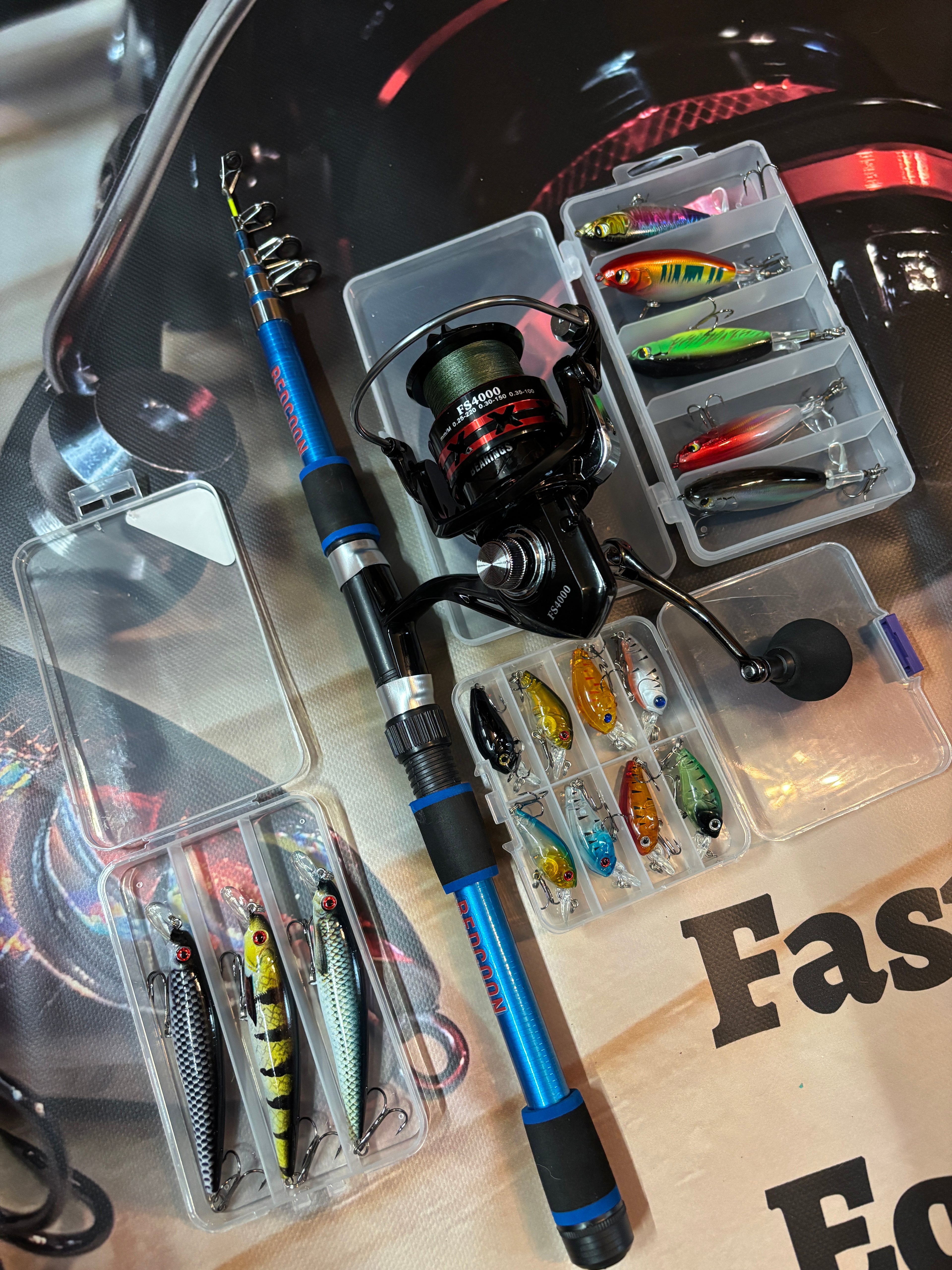 New promo fishing. Set