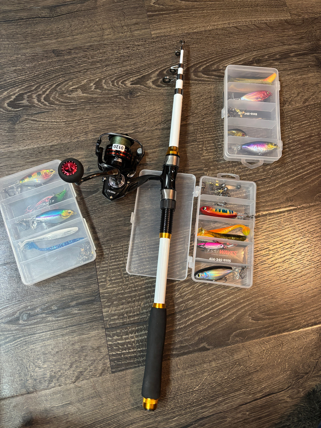 Fast waves lure kit plus tackle