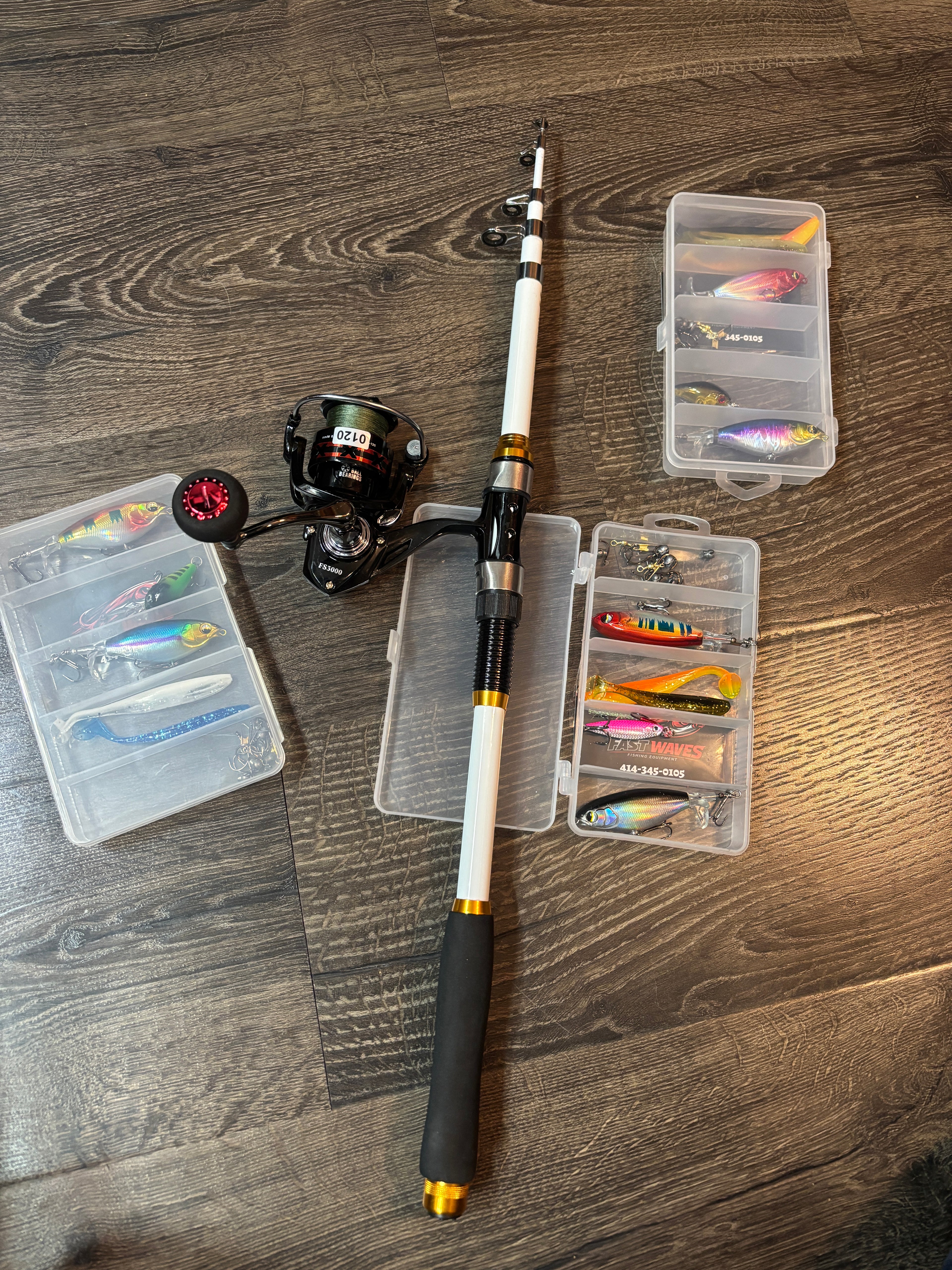 Fast waves lure kit plus tackle